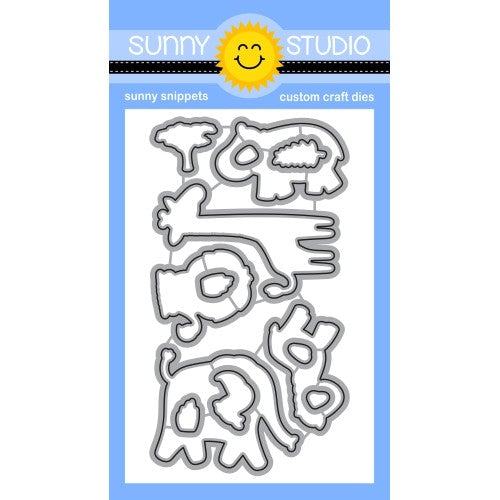 Sunny Studio Stamps Savanna Safari Metal Cutting Dies