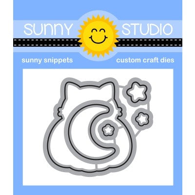 Sunny Studio Stamps Scaredy Cat Halloween Metal Cutting Dies