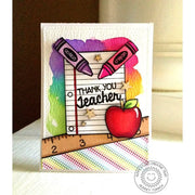 Sunny Studio Stamps School Time Thank You Teacher Card