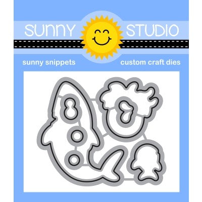 Sunny Studio Stamps Sea You Soon Metal Cutting Dies