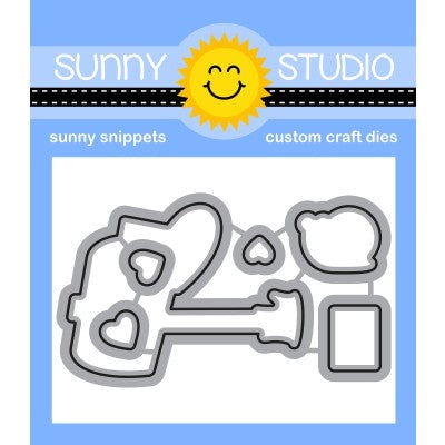 Sunny Studio Stamps Snail Mail 6-Piece Metal Cutting Dies SSDIE-223