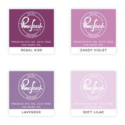 Pink Fresh Studio Pink Fresh 4-pack Mini Dye Ink Cubes Purple Set-Soul of Provence includes Regal Kiss, Candy Violet, Lavender & Soft Lilac