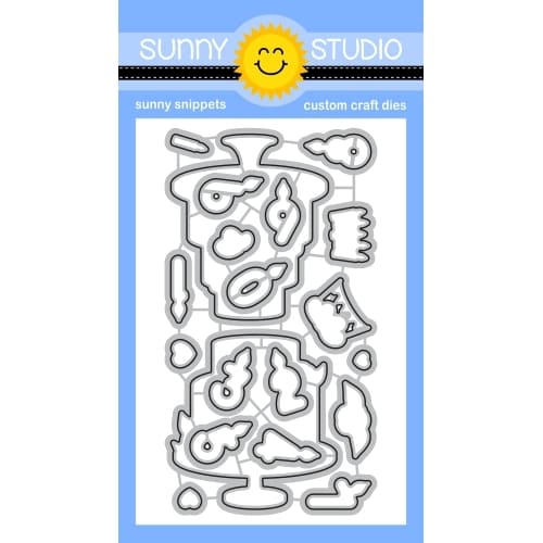 Sunny Studio Special Day Birthday & Wedding Cake Metal Cutting Dies SSDIE-336
