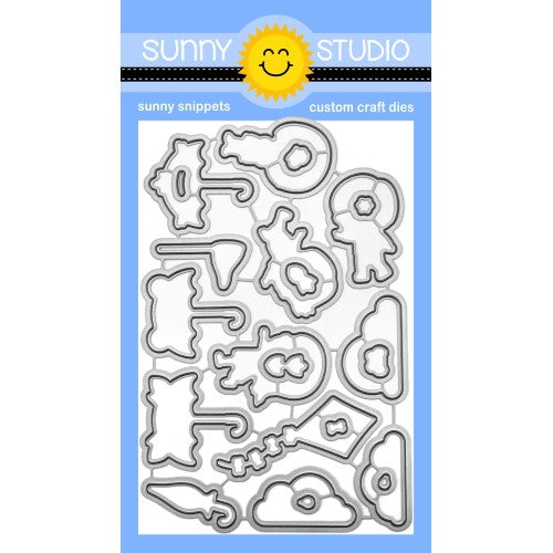 Sunny Studio Stamps Spring Showers Metal Cutting Dies Set
