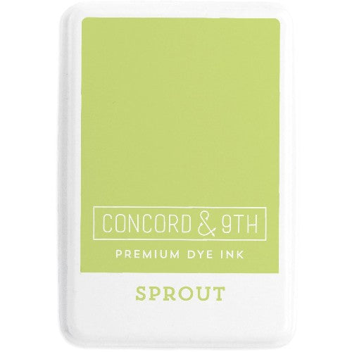 Concord & 9th Sprout Full Size Premium Dye Ink Pad for Stamping