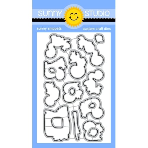 Sunny Studio Stamps Squirrel Friends 17-piece Metal Cutting Dies