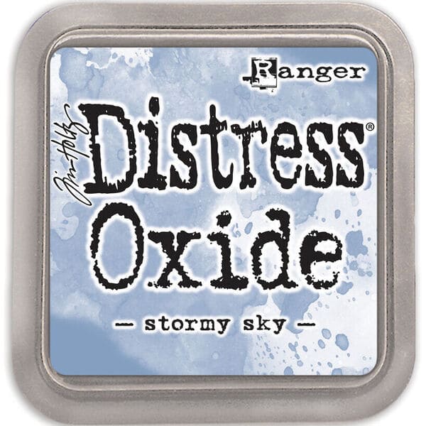 Sunny Studio Stamps: Ranger Tim Holtz Stormy Sky Distress Oxide Full Sized Ink Pad TDO56256