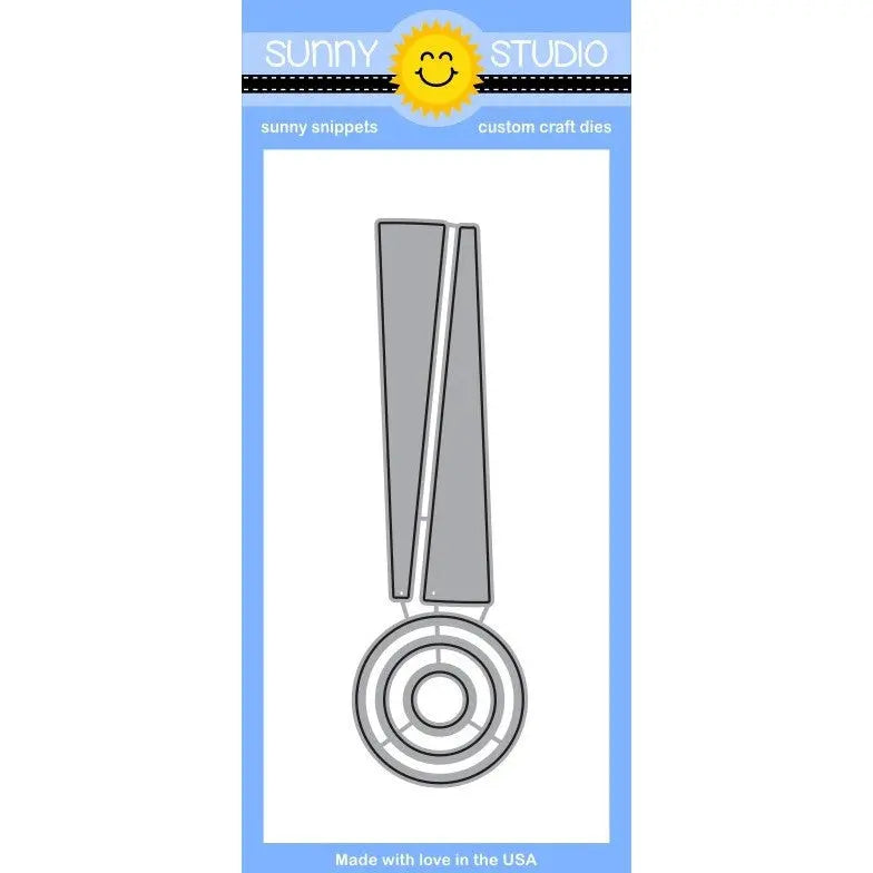 Sunny Studio Stamps Sun Ray Sunburst Metal Cutting Die Set