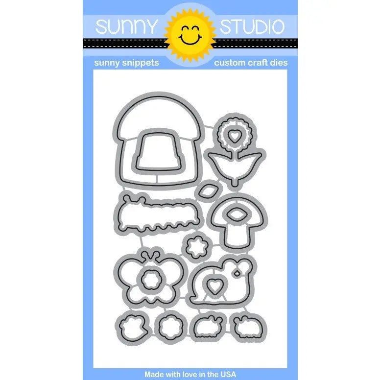 Sunny Studio Stamps Backyard Bugs Low Profile Metal Cutting Dies