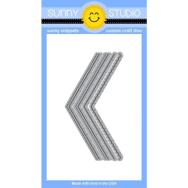 Sunny Studio Crepe Paper Streamers Snippets Die SSDIE-341