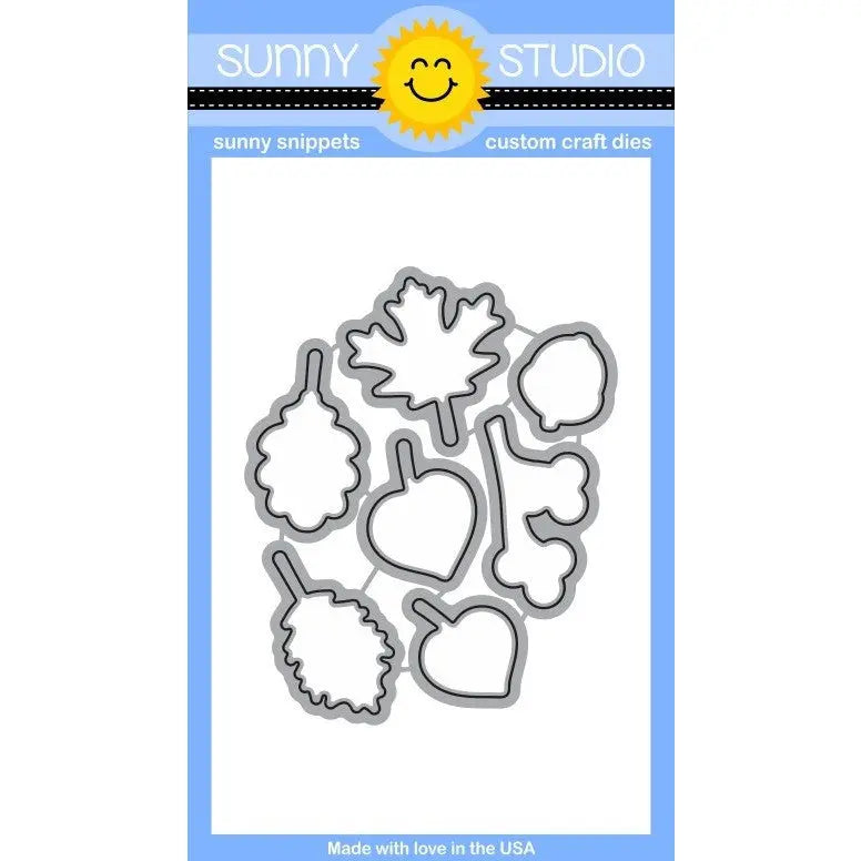Sunny Studio Autumn Splendor Fall Leaves Craft Dies
