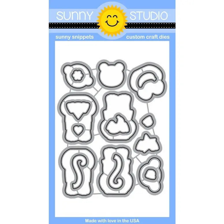 Sunny Studio Stamps Comfy Creatures Die Set
