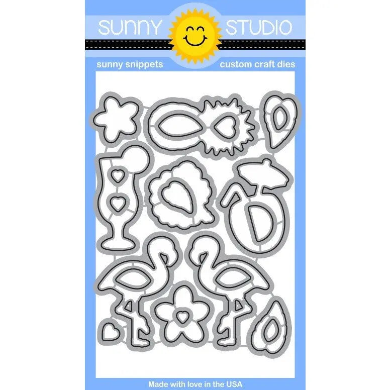 Sunny Studio Stamps Tropical Paradise Die Set