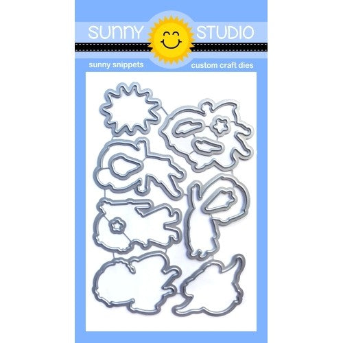 Sunny Studio Stamps Super Duper Hero Themed Low Profile Metal Cutting Dies