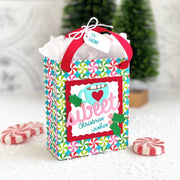 Sunny Studio Stamps Warm & Cozy Hot Chocolate Cocoa and Peppermint Christmas Holiday Treat Gift Bag