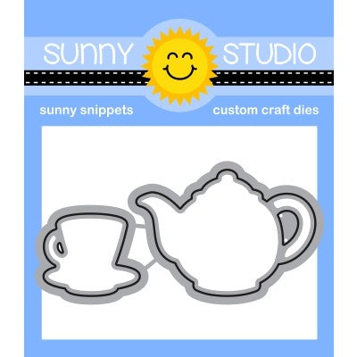 Sunny Studio Stamps Tea-riffic Metal Cutting Dies