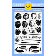 Sunny Studio Stamps Timeless Tulips 4x6 Layering Tulip Photo-Polymer Clear Stamp Set