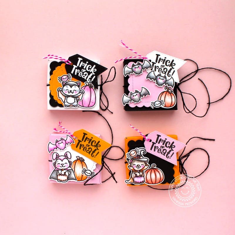 Sunny Studio 2x3 Clear Halloween Cat Bewitching Stamps - Sunny Studio Stamps