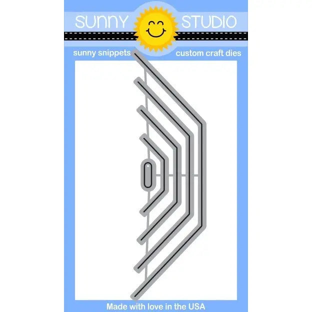 Sunny Studio Stamps Traditional Tag Toppers Metal Cutting Craft Die Set