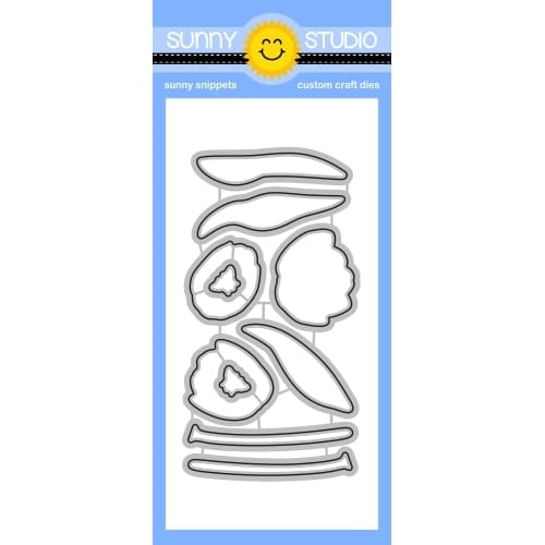 Sunny Studio Stamps Tranquil Tulips Metal Cutting Dies SSDIE-322