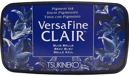 Tsukineko VersaFine Clair Blue Belle Pigment Ink Stamp Pad