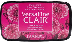 Tsukineko VersaFine Clair Charming Pink Pigment Ink Stamp Pad