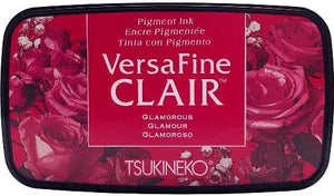 Tsukineko Versafine Clair Ink-Glamorous Pad Stamps - Studio Sunny Pigment Stamp
