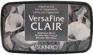 Tsukineko VersaFine Clair Morning Mist Gray Grey Pigment Ink Stamp Pad