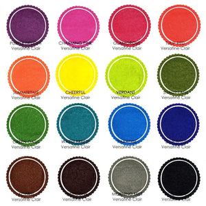 Tsukineko VersaFine Clair Pigment Ink Stamp Pads Color Chart