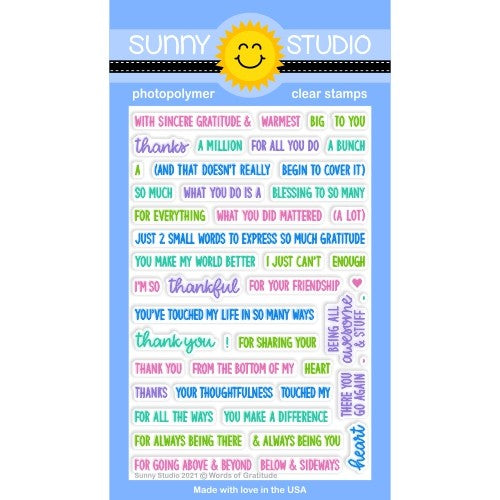 Sunny Studio Stamps 3x4 Clear Kinsley Alphabet Stamps